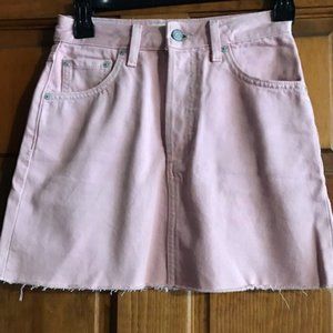 "BOYISH" RIGID MINI SKIRT - VINTAGE PINK - HELP ME CLEAN MY CLOSET!!